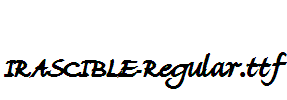 IRASCIBLE-Regular