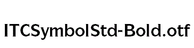 ITCSymbolStd-Bold