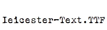 Ieicester-Text