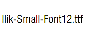 Ilik-Small-Font12