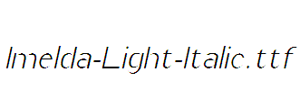 Imelda-Light-Italic