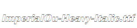 ImperialOu-Heavy-Italic