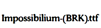 Impossibilium-(BRK)