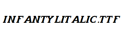 InfantylItalic