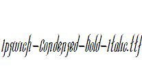 Ipswich-Condensed-Bold-Italic