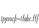 Ipswich-Italic