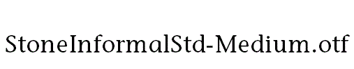 StoneInformalStd-Medium