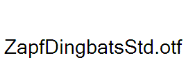 ZapfDingbatsStd