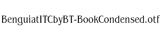 BenguiatITCbyBT-BookCondensed