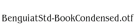 BenguiatStd-BookCondensed