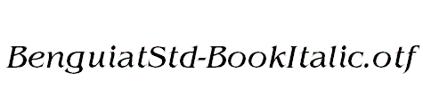 BenguiatStd-BookItalic