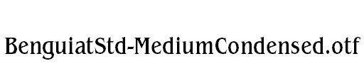 BenguiatStd-MediumCondensed