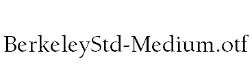 BerkeleyStd-Medium