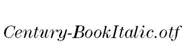 Century-BookItalic