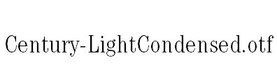 Century-LightCondensed