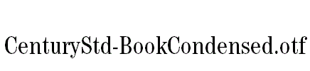 CenturyStd-BookCondensed