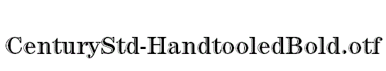 CenturyStd-HandtooledBold