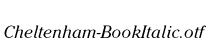 Cheltenham-BookItalic