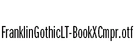 FranklinGothicLT-BookXCmpr