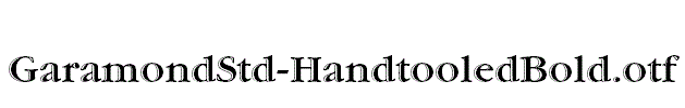 GaramondStd-HandtooledBold