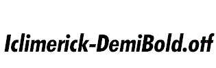 Iclimerick-DemiBold