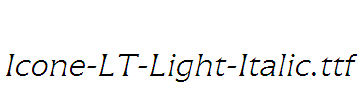 Icone-LT-Light-Italic