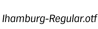 Ihamburg-Regular