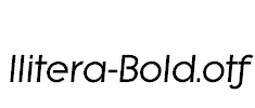 Ilitera-Bold