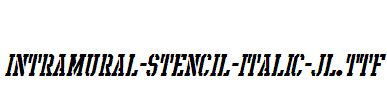 Intramural-Stencil-Italic-JL