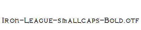 Iron-League-smallcaps-Bold