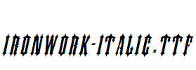 Ironwork-Italic