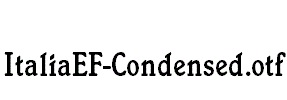 ItaliaEF-Condensed