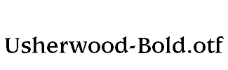 Usherwood-Bold