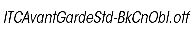 ITCAvantGardeStd-BkCnObl
