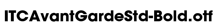 ITCAvantGardeStd-Bold
