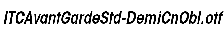 ITCAvantGardeStd-DemiCnObl