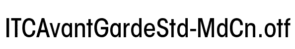 ITCAvantGardeStd-MdCn