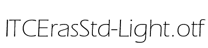 ITCErasStd-Light