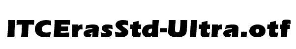 ITCErasStd-Ultra