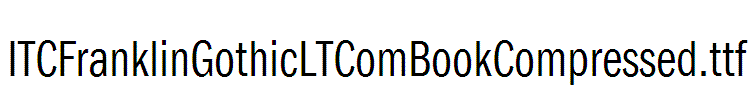 ITCFranklinGothicLTComBookCompressed