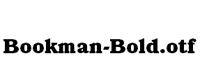 Bookman-Bold