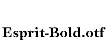 Esprit-Bold