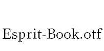 Esprit-Book