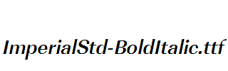 ImperialStd-BoldItalic