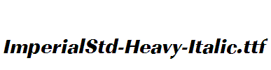 ImperialStd-Heavy-Italic