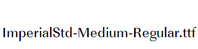 ImperialStd-Medium-Regular