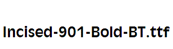 Incised-901-Bold-BT