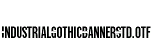 IndustrialGothicBannerStd