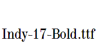 Indy-17-Bold