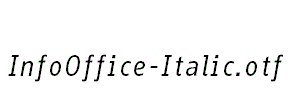 InfoOffice-Italic